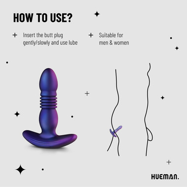 anal plug use Hueman - Thrusting Buttplug