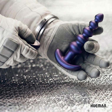 Hueman - Galaxy Force Vibrierender Butt Plug mit Fernsteuerung - AMORELIE