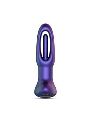Hueman - Voyager Vibrerende Butt Plug met Tikfunctie - Paars