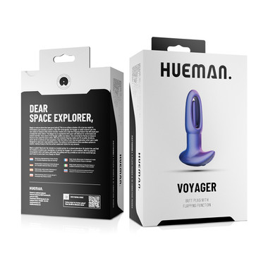 Hueman - Voyager Analplug mit Klopf-Funktion - Lila - AMORELIE