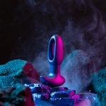 Hueman - Voyager Vibrerende Butt Plug met Tikfunctie - Paars