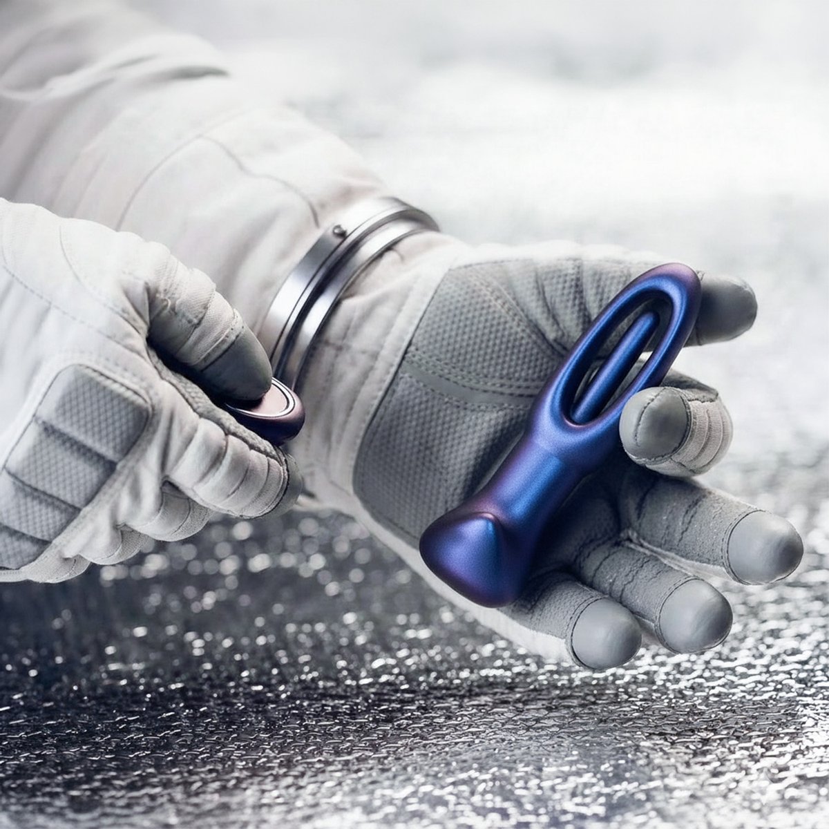 Hueman - Voyager Vibrerende Butt Plug met Tikfunctie - Paars