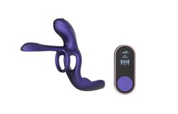 Hueman - Zenith Anillo para el pene con estimulador de glande y perineo