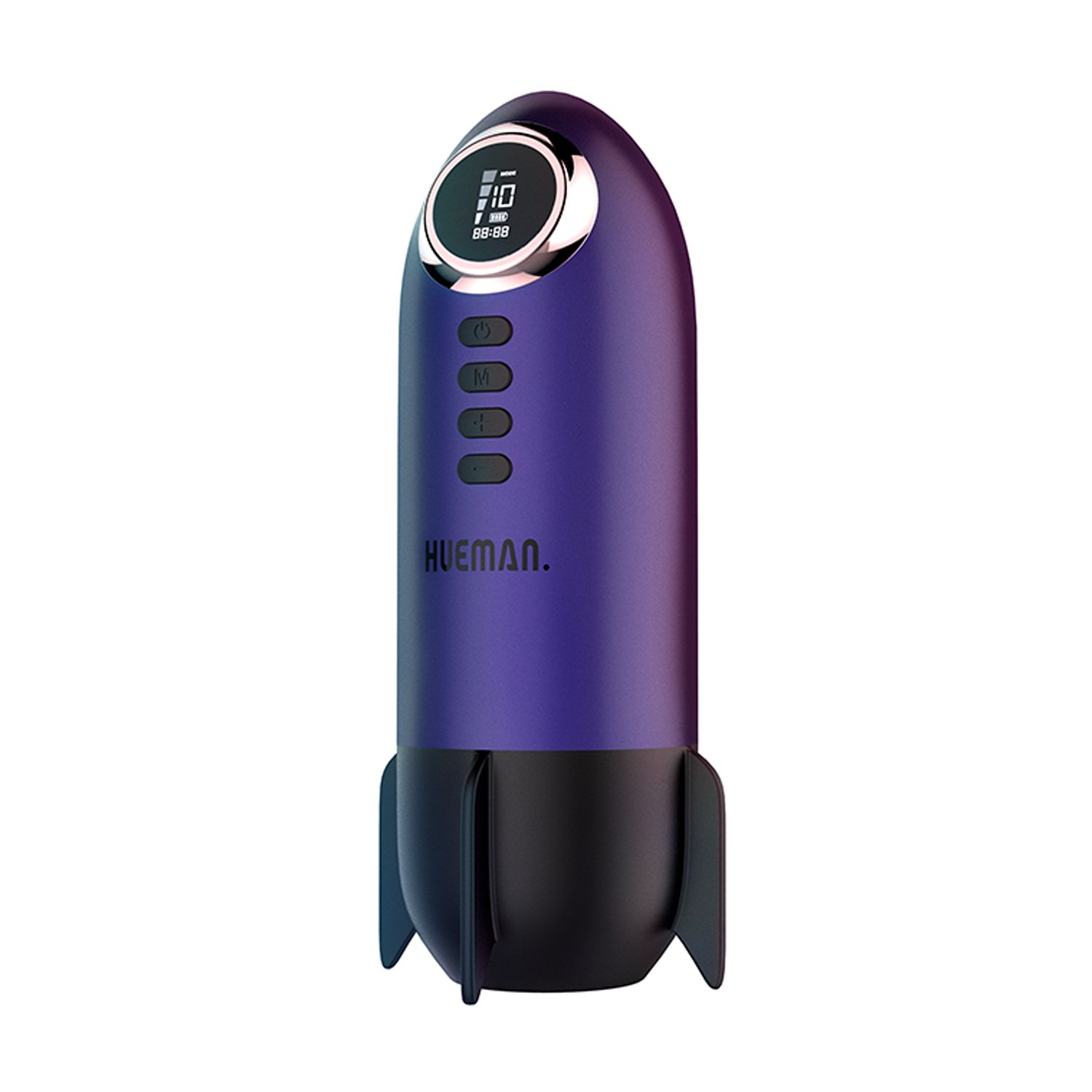 Hueman - Rocket Masturbator - Zuig- en Vibratiefunctie