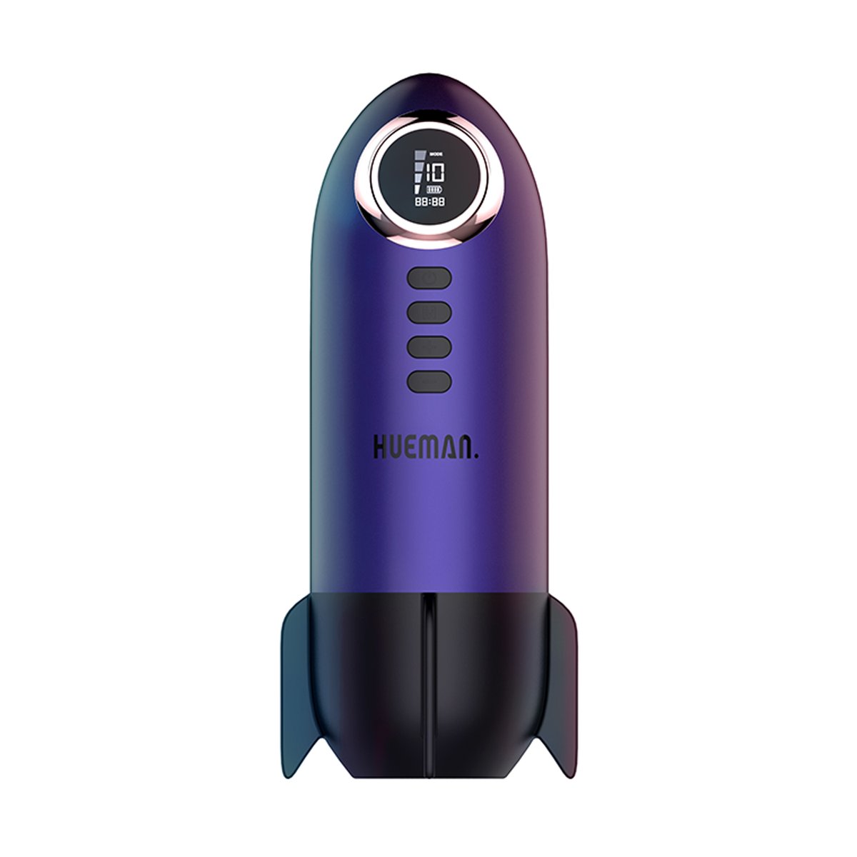 Hueman - Rocket Masturbator - Zuig- en Vibratiefunctie