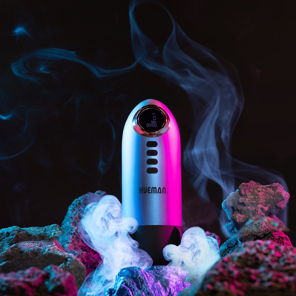 Hueman - Rocket Masturbator - Zuig- en Vibratiefunctie