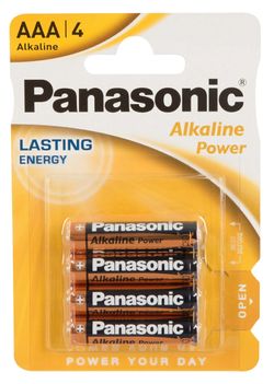Panasonic AAA alcalines - 4 pcs