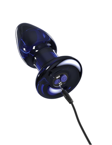 vibrating glass butt plug AMORINO | Quiet Rabbit Vibrator main image 0