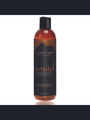 Intimate Earth - Sensual Massageolie  Cacaoboon En Goji Bes - 120 ml