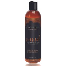 Intimate Earth - Aceite sensual para masajes de cacao y bayas de Goji - 120 ml