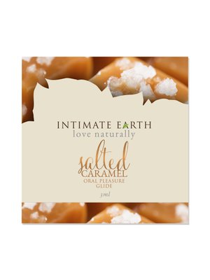 Intimate Earth - Natural Flavors Glide Gezouten Caramel Foil 3 ml