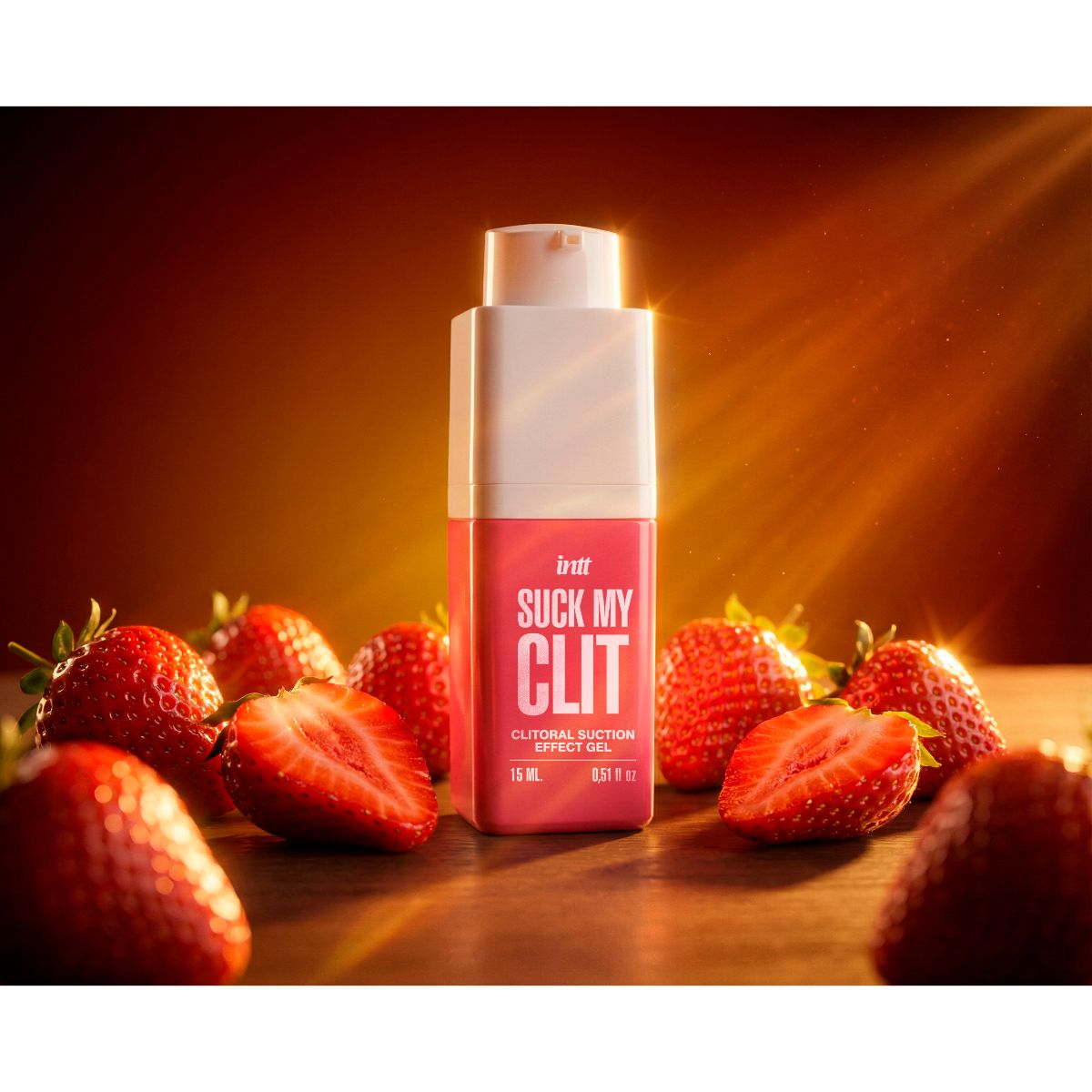 INTT - Suck My Clit Gel Wilde Aardbei - 15ml - Afbeelding 6