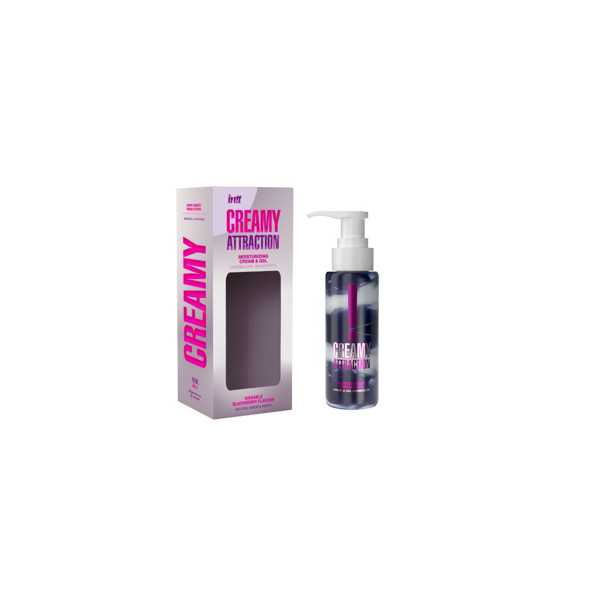 INTT - Creamy Attraction Blackberry Casis Crème Gel - 100 ml