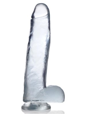 Jock C-Thru Transparante Dildo - 27 cm.