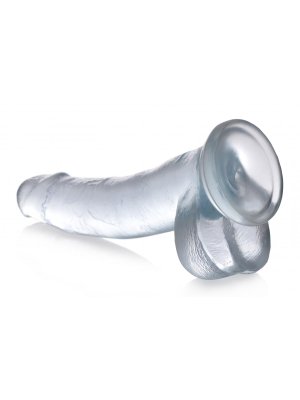 Jock C-Thru Transparante Dildo - 23 cm.