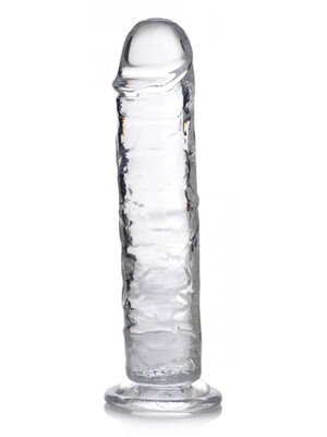 Jock C-Thru Transparante Dildo - 21 cm.