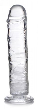 Jock C-Thru Transparante Dildo - 21 cm.