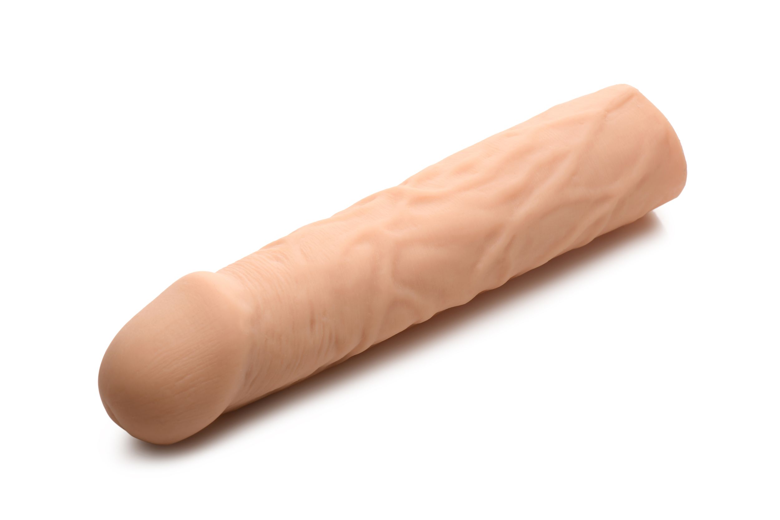 JOCK Extra Lange Penis Sleeve 22,5 cm - Beige foto 5