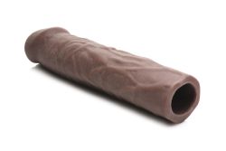 Gaine pour pénis extra longue JOCK 22,5 cm - Marron