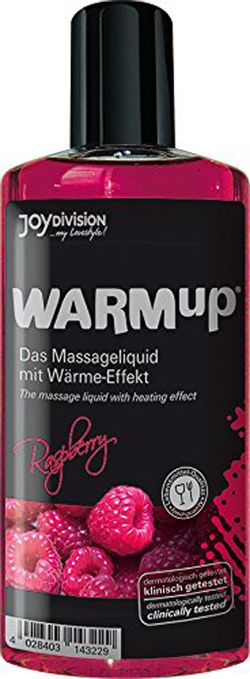 Olio da massaggio per lamponi WARMup - 150 ml