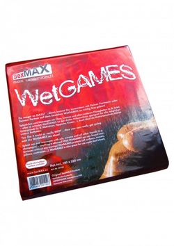 Drap en vinyle 180 x 220 cm SexMAX WetGAMES - Rouge