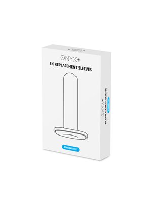 Kiiroo - Onyx+ Vervanghoesjes 3-Pack - Standaardmaat