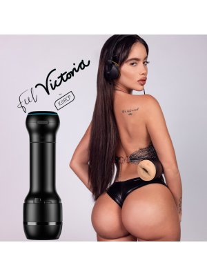 Kiiroo - PowerBlow & Feel Victoria June Mondmasturbator Combo - Zwart