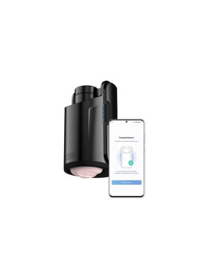 Kiiroo – Keon Combo Set Masturbator WiFi – Inclusief Feel Stroker – Zwart