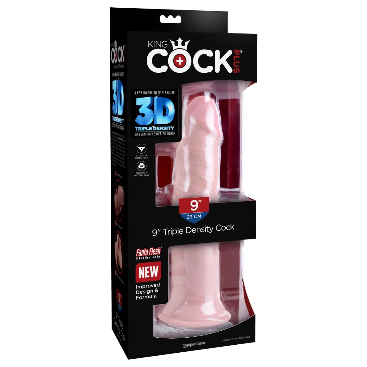 King Cock Plus - Triple Density Realistische Dildo - 23 cm foto 6