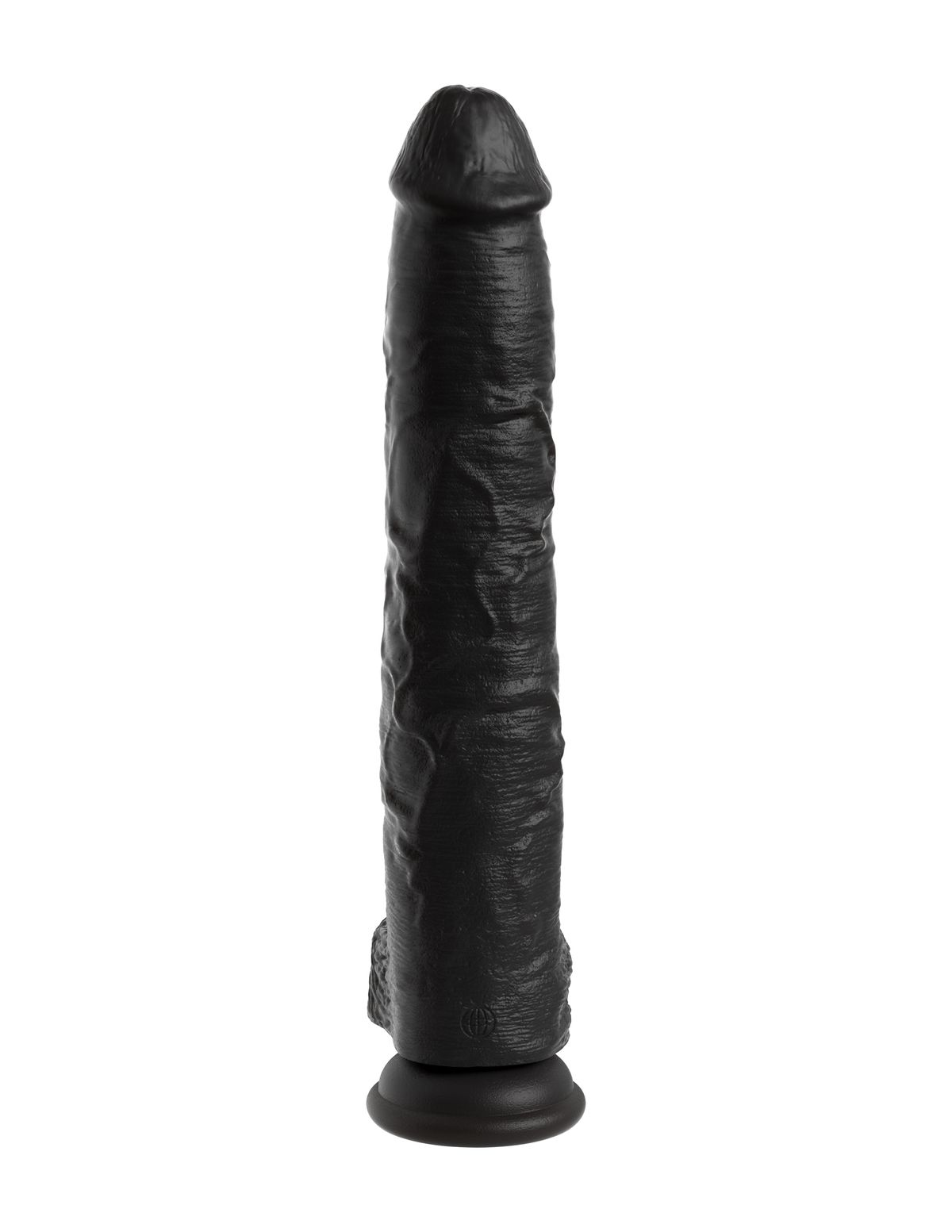 King Cock - Dildo Met Balzak Zwart - 38 cm foto 4