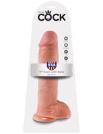 King Cock dildo Met Balzak - 28,5 cm