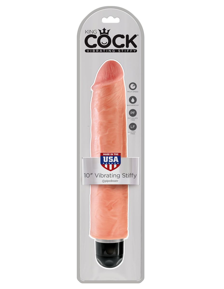 King Cock Realistic XL Vibrator - 30 cm - EasyToys