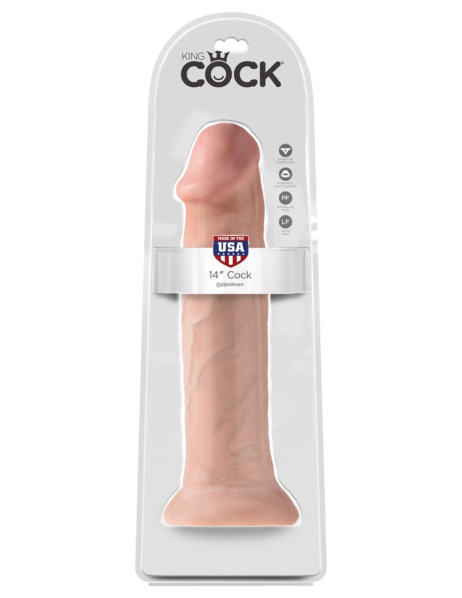 King Cock Realistic XXL dildo - 35.5 cm - EasyToys