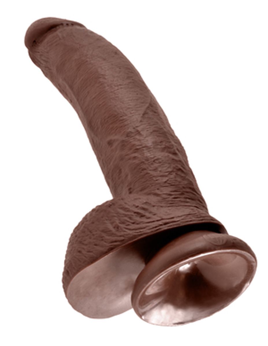 King Cock Realistische Dildo Met Balzak - 25 cm foto 2