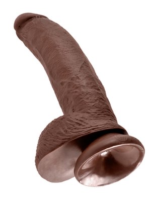 King Cock Realistische Dildo Met Balzak - 25 cm