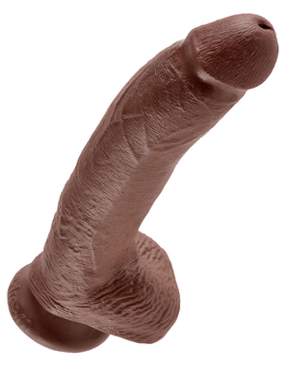 King Cock Realistische Dildo Met Balzak - 25 cm foto 3