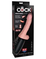 King Cock Plus Stotende En Verwarmende Vibrator