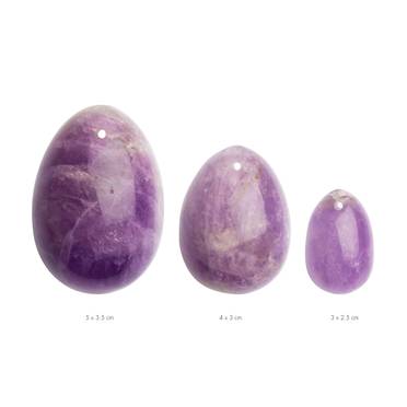 La Gemmes - 3-part Yoni Egg Set - Amethyst La Gemmes - 3-part Yoni Egg Set - Amethyst