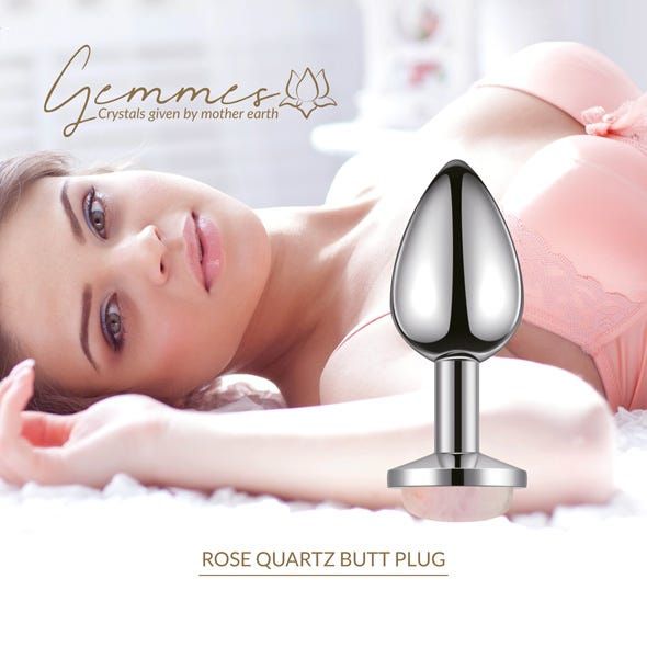 rose quartz anal plug Faire Canada main image 0