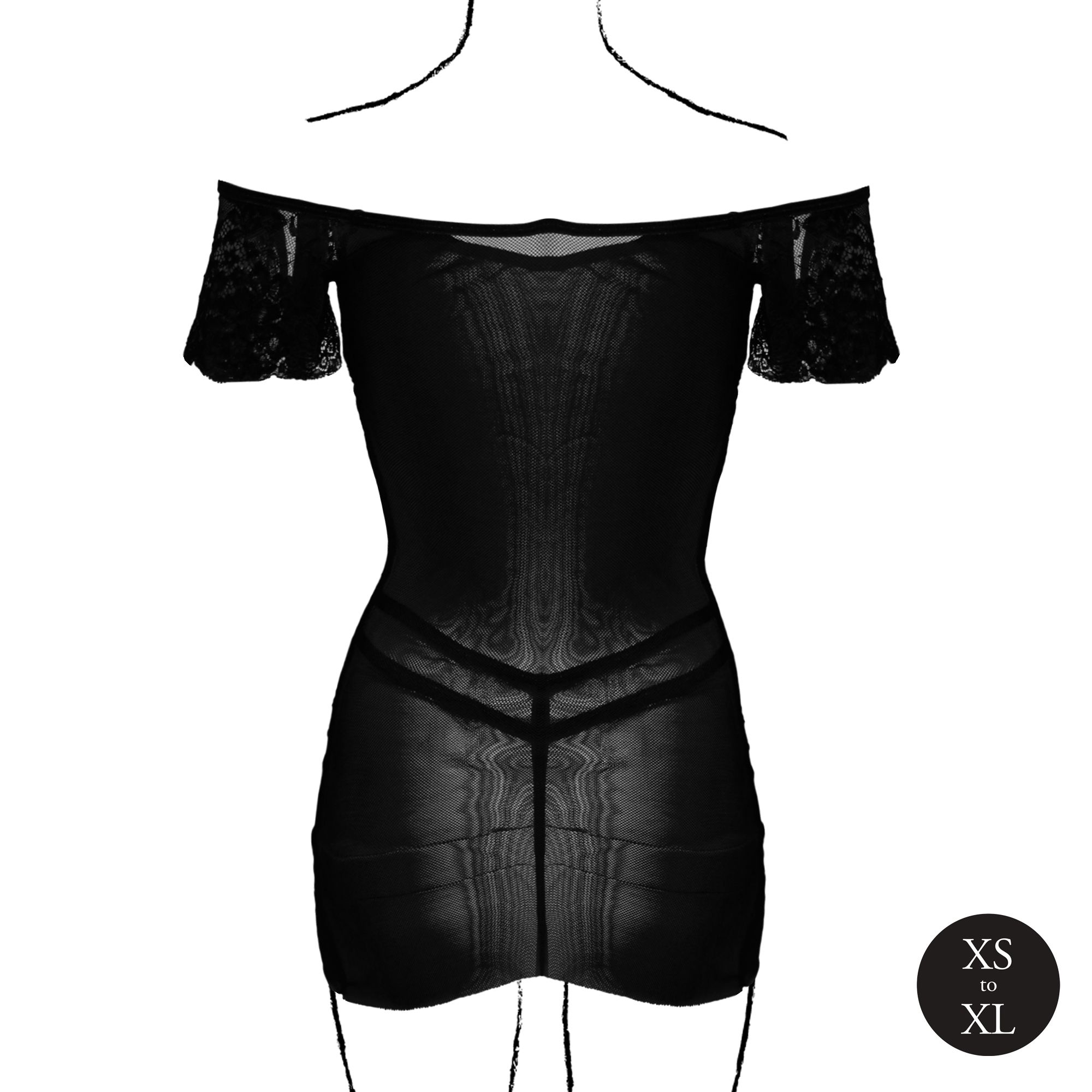 Le Désir - Olympia Babydoll - Zwart foto 6