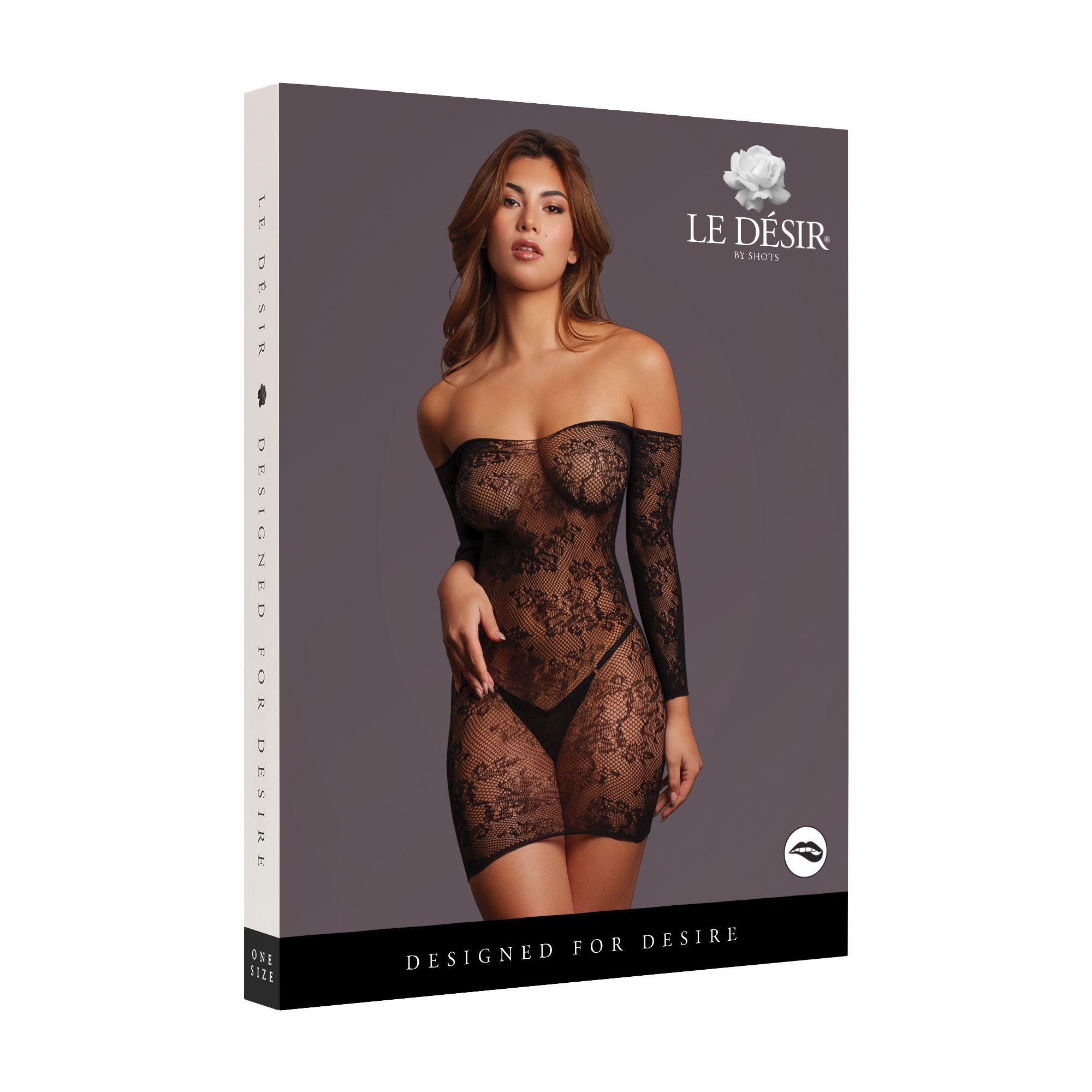 Le Désir - Matilda Kanten Mini Jurkje - Zwart foto 7