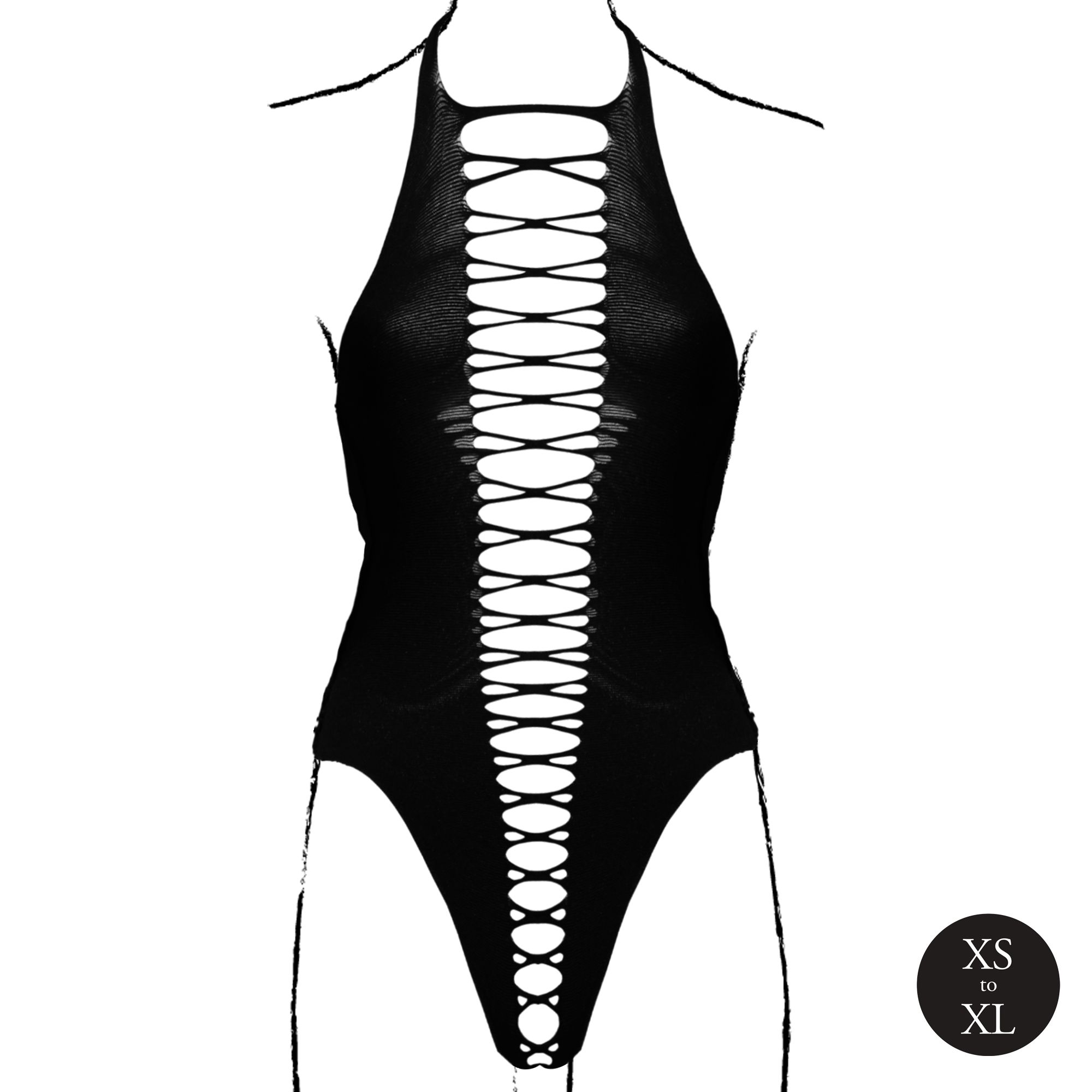 Le Désir - Jordan Open Body - Zwart foto 5