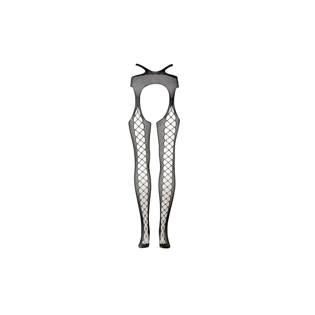 Le Desir - Jarretelpanty met Bandjes in de Taille Queen Size - Zwart