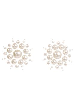 Isla Pearl Nipple Stickers - White