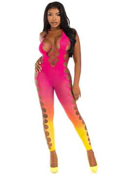 Leg Avenue - Ombre Footless Bodystocking