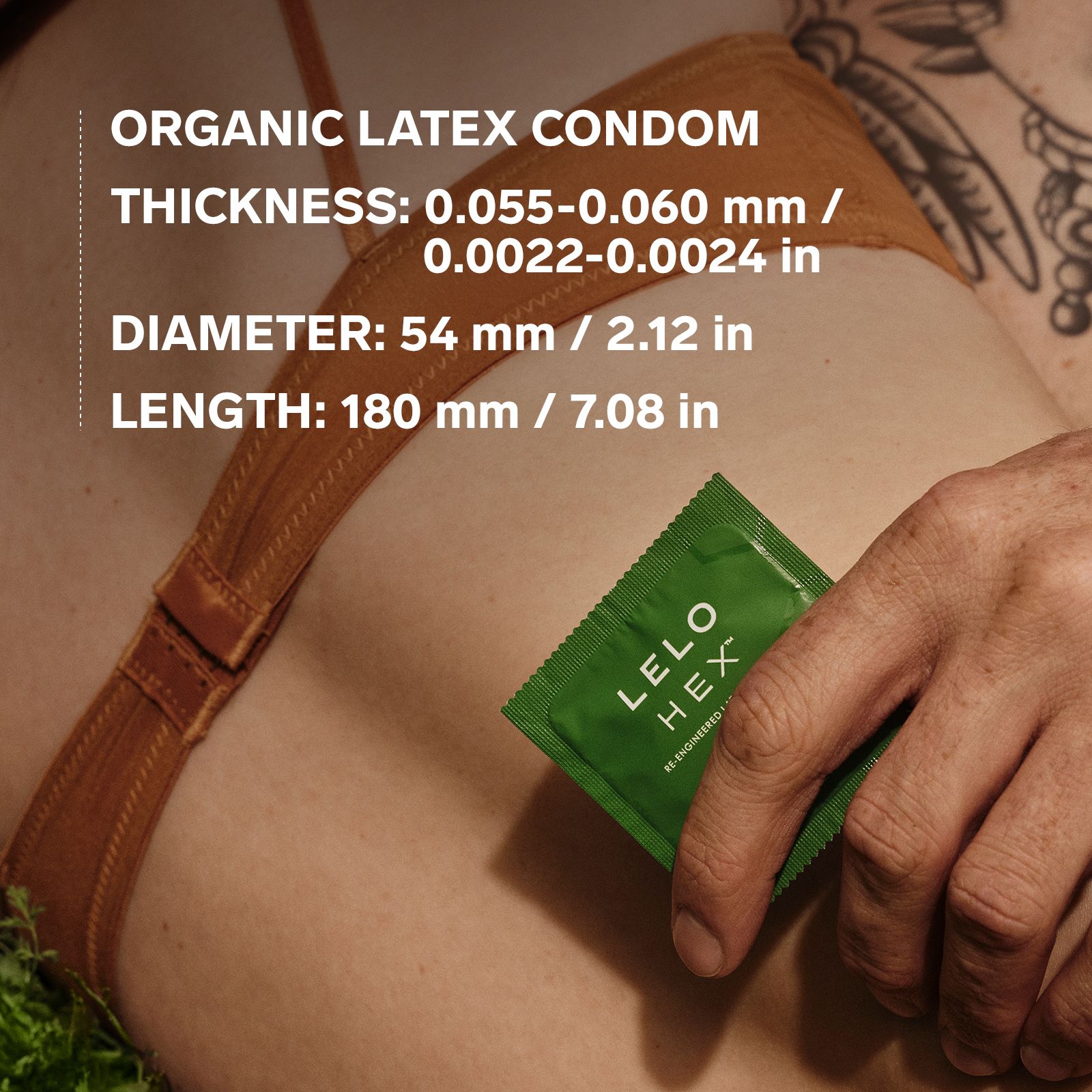 LELO - HEX Organic Condooms - 12 Stuks foto 4