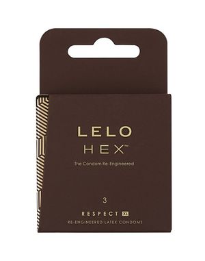 LELO HEX Respect XL - 3 Kondome