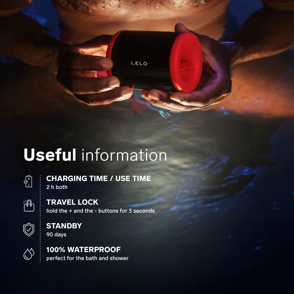 LELO - F2S Masturbator - Teal - Afbeelding 5