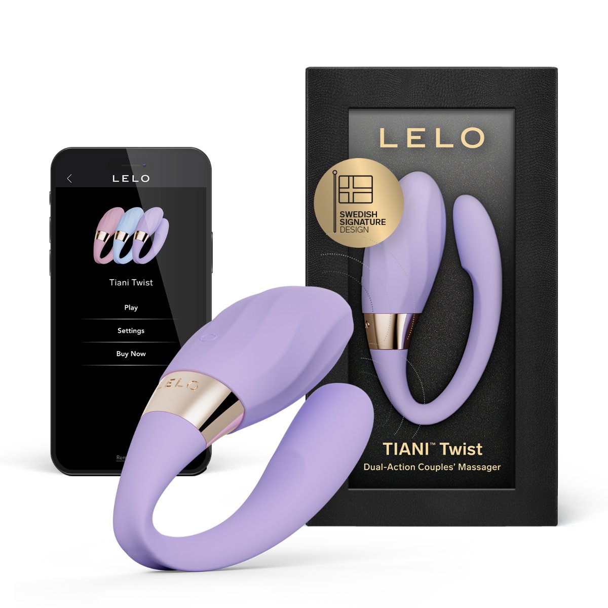 LELO - TIANI Twist Koppelsvibrator - Lavender