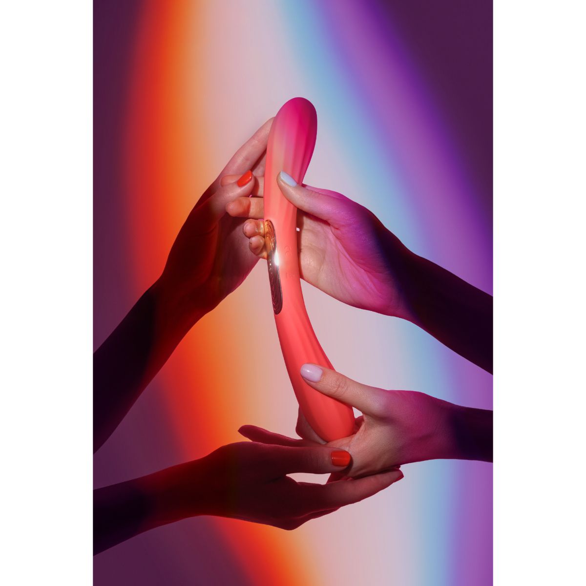 LELO - BOOMERANG Dubbele Vibrator - Coral Red - Afbeelding 11